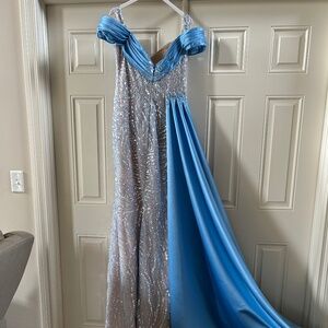 Luxurious runway style one of a kind evening gown from Lebanon